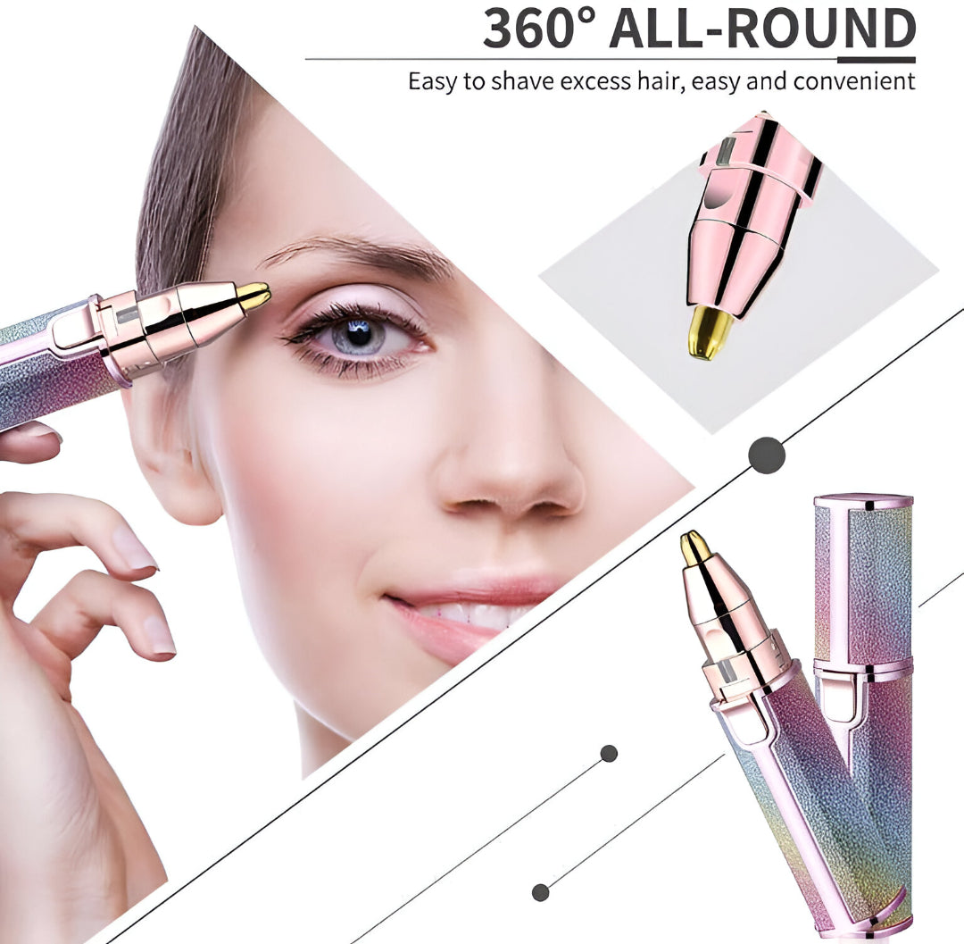 Facial Hair Remover (with Eyebrow and Facial Attachments)