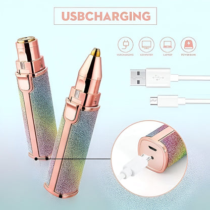Facial Hair Remover (with Eyebrow and Facial Attachments)